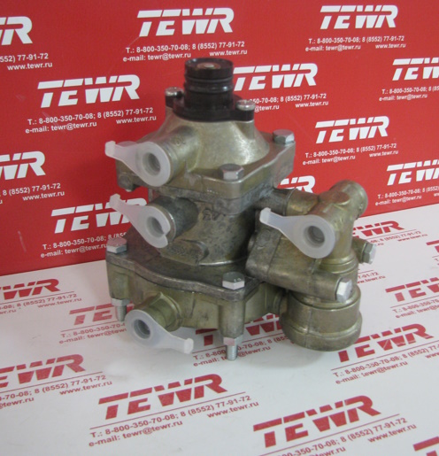 Клапан управл. тормозами прицепа 2 с клапаном управл КУТП-2 под шумоглушитель РААЗ 25-3522210-10