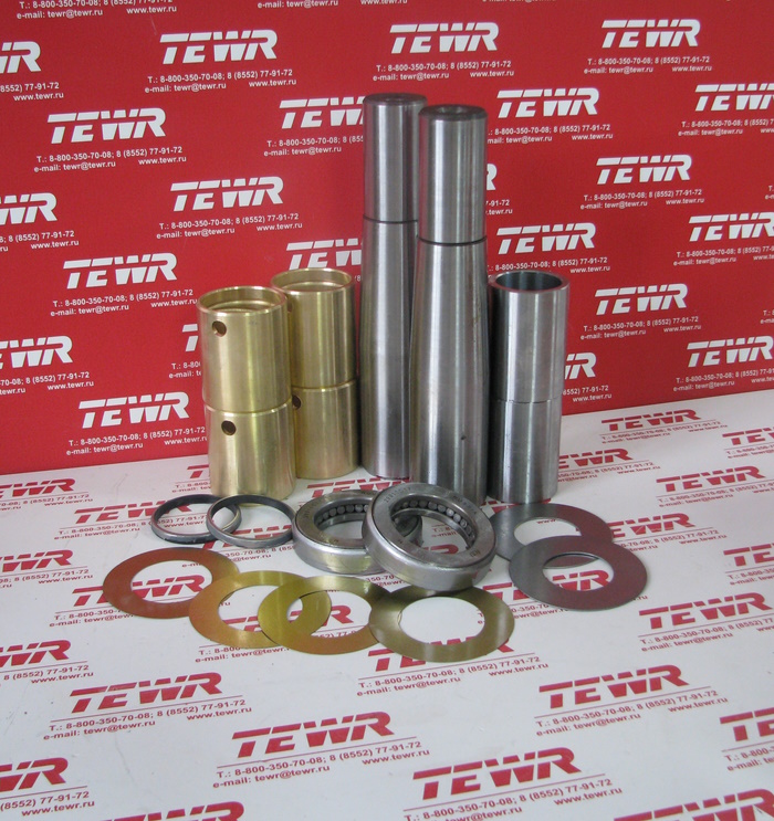 Комплект на ось (Шкворень 5490,6520,6460 в сборе) 6520-3001019-16СБ КММЗ