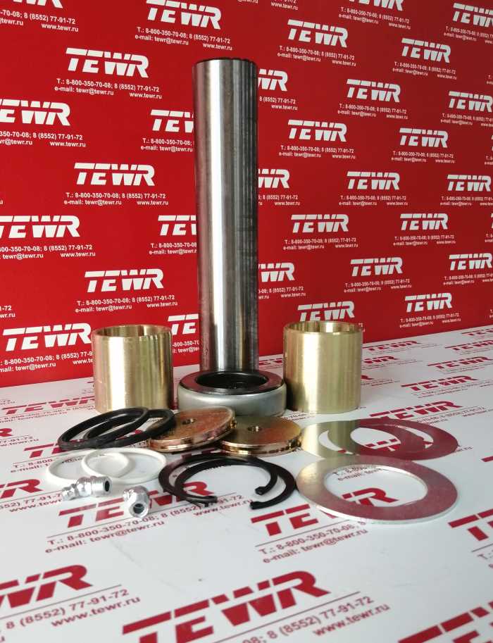 Комплект на кулак (Шкворень 64221 МАЗ,МЗКТ в сборе) 64221-3001019СБ КММЗ