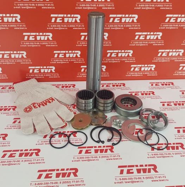 Комплект на кулак (Шкворень 4370,256 в сборе) 4370-3001019СБ КММЗ