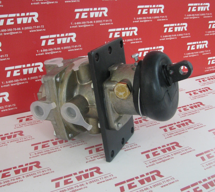 Кран тормозной 2-х секционный с рычагом РААЗ 100-3514008