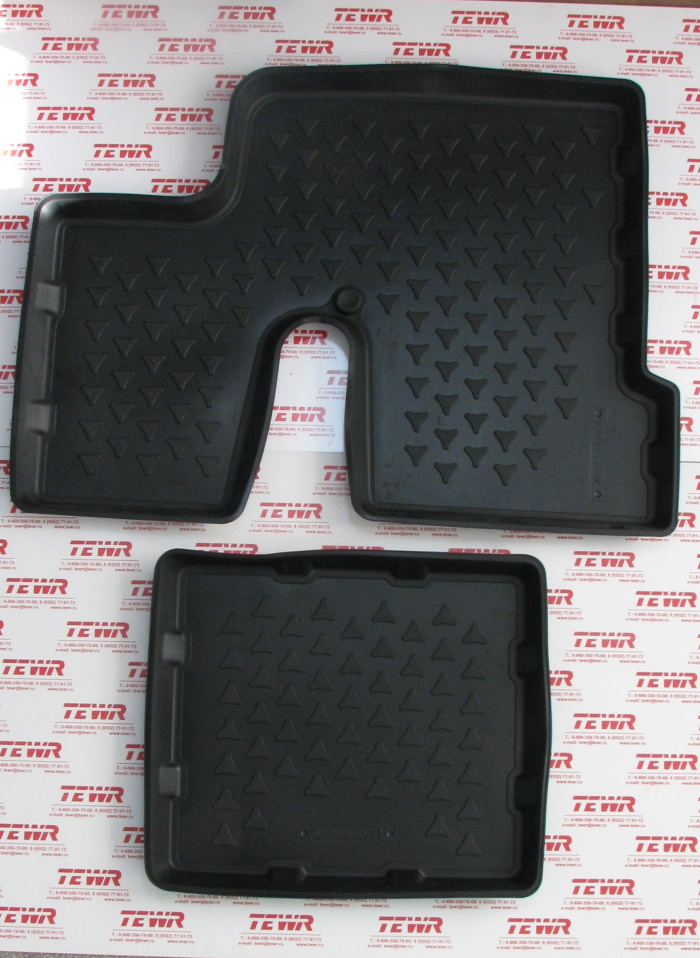 Коврики кабины глубокие из 3-х (ПОЛИУРЕТАН) 53205-5109014/015