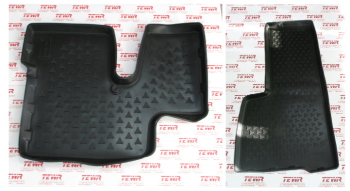 Коврики кабины глубокие из 2-х (ПОЛИУРЕТАН) (рестайлинговая кабина) 53205-5109014/015