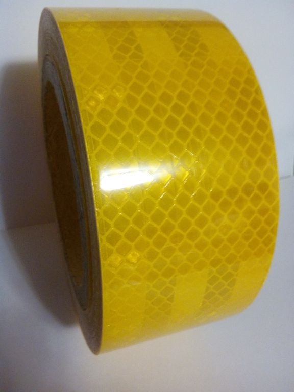Лента светоотражающая желтая 45 м 4342