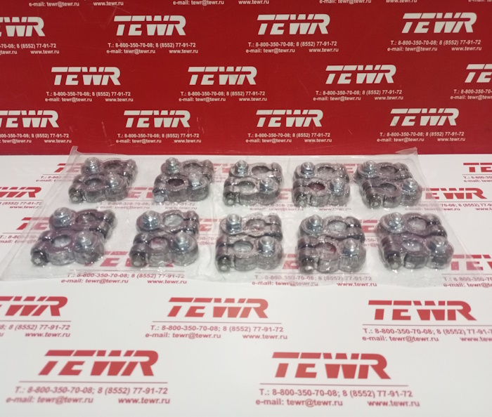 Клемма АКБ свинцовая СУПЕР УСИЛЕННАЯ 5320-3703001/02