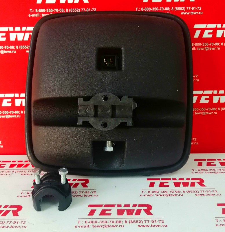 Зеркало сфера (230х230) с обогревом в сборе.